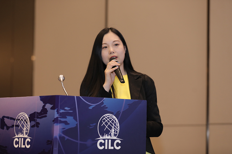 杭州運脈科技有限公司聯合創始人陳媛發表演講